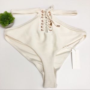 KOPPER & ZINK | 🆕Bardot Bikini Bottom in Cream L